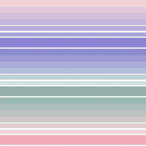 Succulent Dream Serape Southwest Stripes- Pastels- Cotton Candy Seaglass Lilac