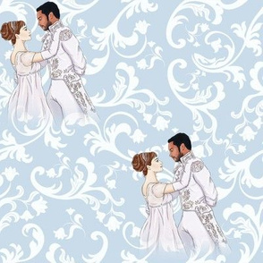 Regency Lady and Duke Waltz blue