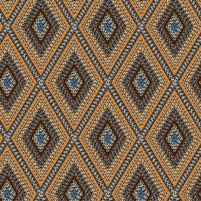 gaucho ethnic argyle gold