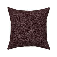 Wild animal print spots mauve small