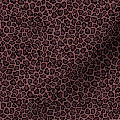 Wild animal print spots mauve small