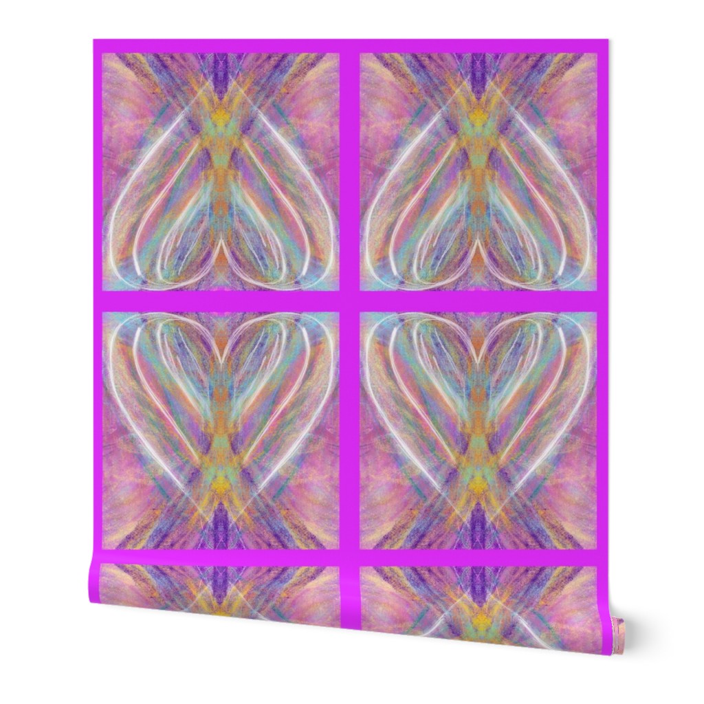 purple rainbow hearts sky coral novelty table runner tablecloth napkin placemat dining pillow duvet cover throw blanket curtain drape upholstery cushion duvet cover clothing shirt wallpaper fabric living home decor 