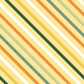 colorful diagonal stripes on yellow medium