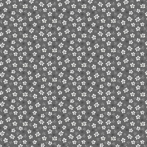 Hand Drawn Simple Floral Gray small