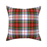 Victorian stewart tartan white