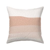 Stitched waves - textured pink ombre - large scale