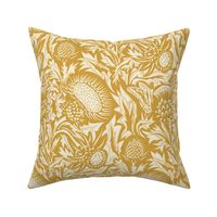 Regal Thistle- Dancing Weeds- Satin Sheen Gold- Regular Scale