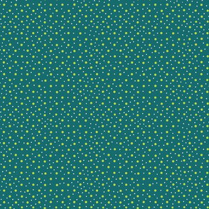 Green polka dots 