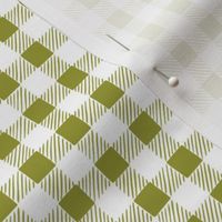 Hand-Drawn Gingham - Boho Green -small