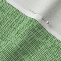 Crosshatch Light Green on Green - small scale