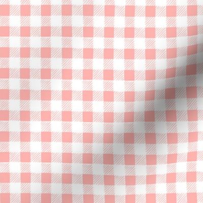 Hand-Drawn Gingham - Berry Pink -small