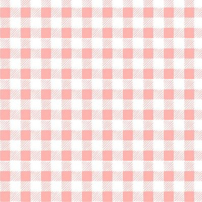 Hand-Drawn Gingham - Berry Pink -small