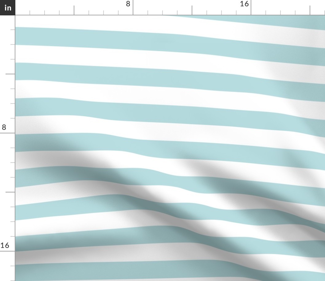 Large Sea Spray Awning Stripe Pattern Horizontal in White