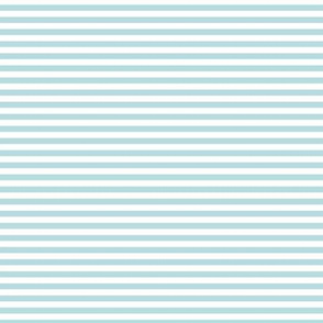 Small Sea Spray Bengal Stripe Pattern Horizontal in White