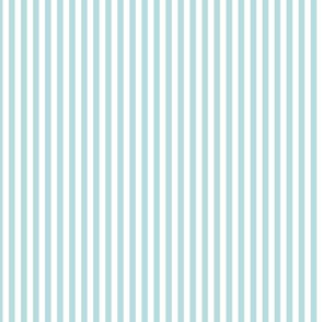 Small Sea Spray Bengal Stripe Pattern Vertical in White