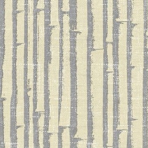 BoHo Bamboo Grasscloth Wallpaper -  Gold/Warm Gray  