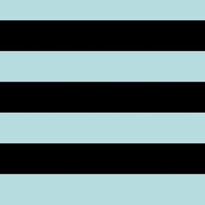Large Sea Spray Awning Stripe Pattern Horizontal in Black