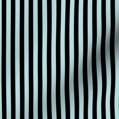 Sea Spray Bengal Stripe Pattern Vertical in Black