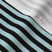 Sea Spray Bengal Stripe Pattern Vertical in Black