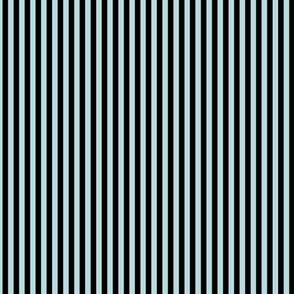 Small Sea Spray Bengal Stripe Pattern Vertical in Black