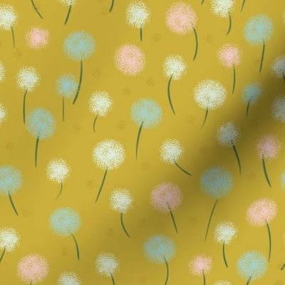 dandelions blowballs meadow by rysunki_malunki