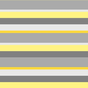 Yellow & Gray Alternating Stripes