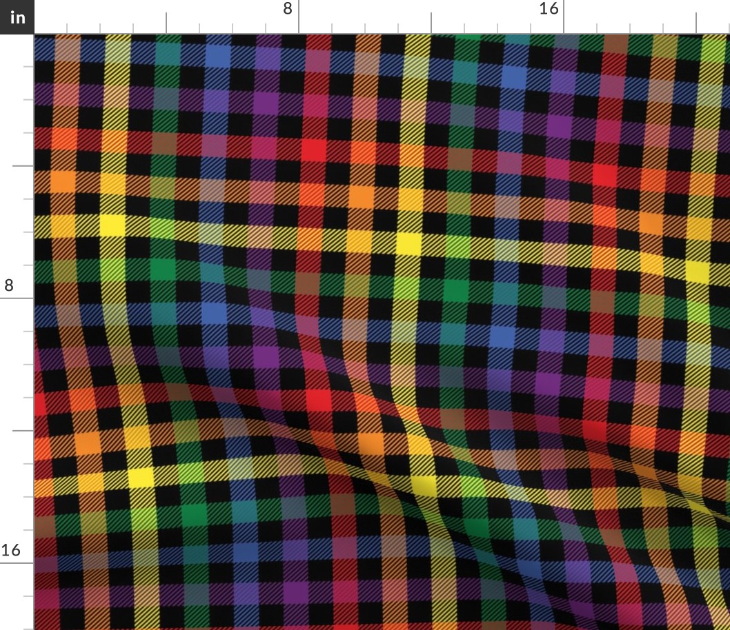 Rainbow Plaid - Medium (Rainbow Collection)