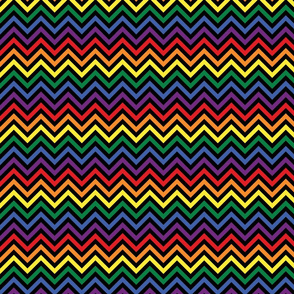 Rainbow Chevron - Medium (Rainbow Collection)
