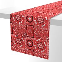 Bandana Print - Red 