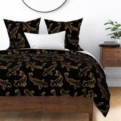 Koi Fish - Large - Black Gold