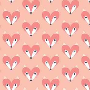 Pretty in Pink Heart fox