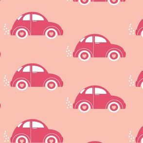 Bright Pink Love Bug Beetle