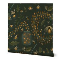 Catching Fireflies -  Wallpaper Jumbo Scale