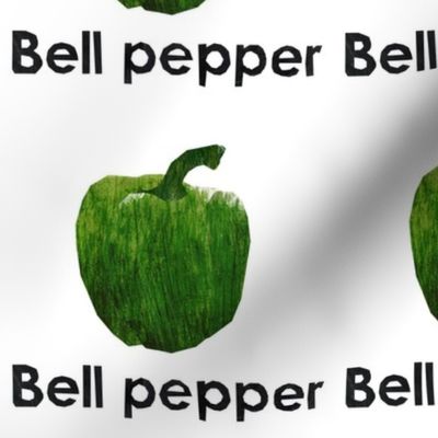 bell pepper (green)  - 6" panel