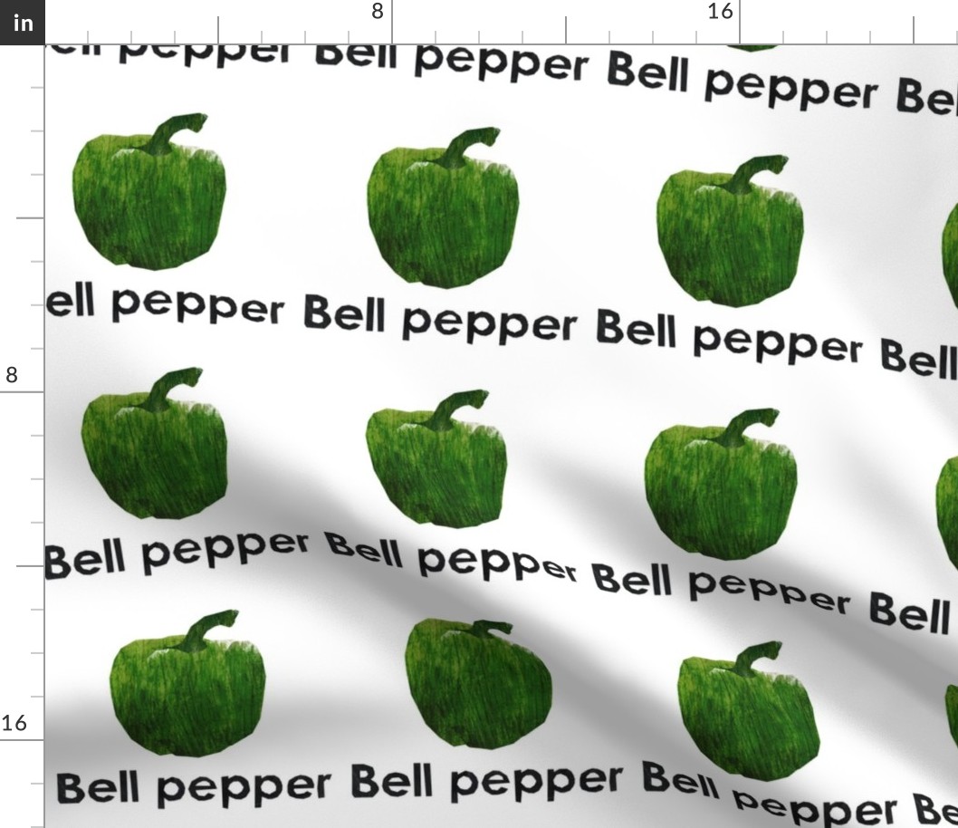 bell pepper (green)  - 6" panel