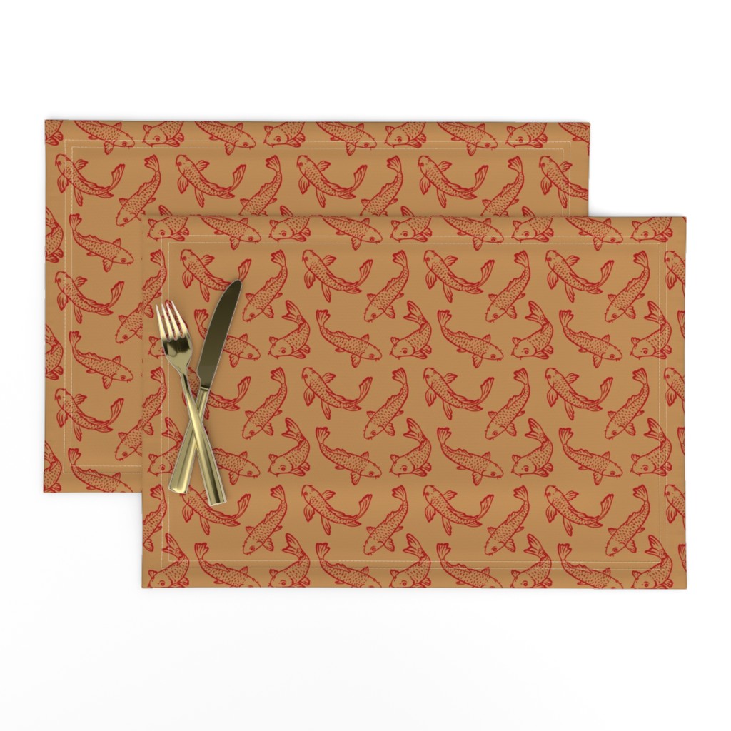 Koi Fish - Small - Gold Red