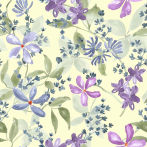 Printemps watercolor floral