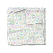 Smaller Patchwork 3" Squares Antisocial Butterfly Funny Sarcastic Adult Humor for Cheater Quilt or Blanket