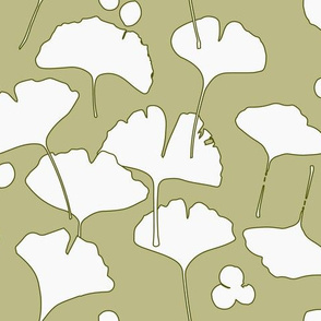 Ginkgo Ichi (Colors: Tyme, White, + Bog Green)