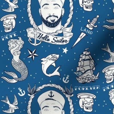 Vintage Sailor - Blue