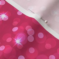 Sparkly Bokeh Pattern - Raspberry Color