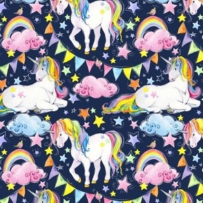 Unicorns & Rainbows- Pastel