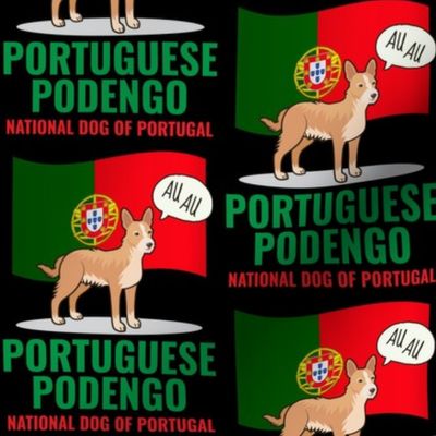 Portuguese Podengo Medium Black