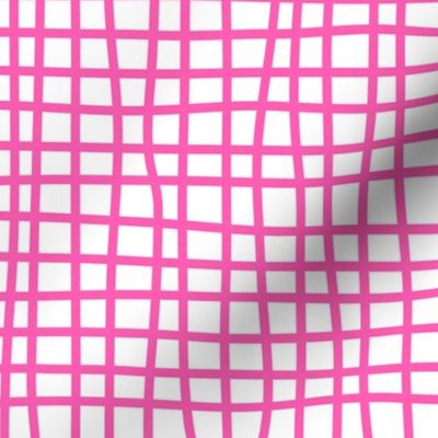 wonky checks (pink)