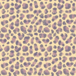 Tiny watercolor leopard