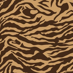 Crazy zebra brown and beige