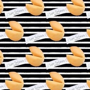 Super fortunate fortune cookies black stripe 