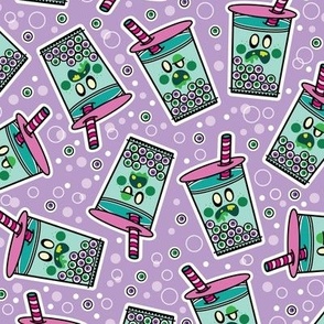 zombie boba on purple