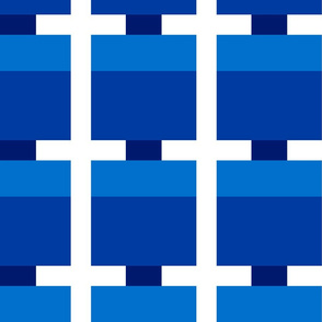 Color-block Grid in Brilliant Cobalt