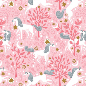 Pink Unicorn Forest | LARGE